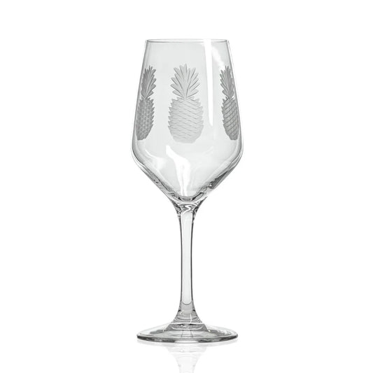 Fresh Pineapple 10.75oz White Wine Glass