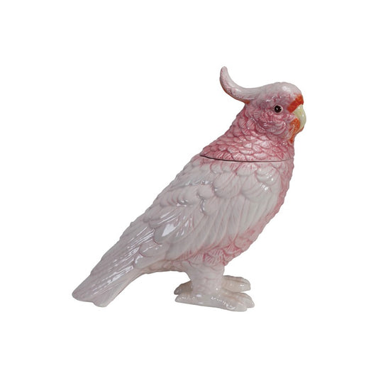 Ceramic Cockatoo Jar