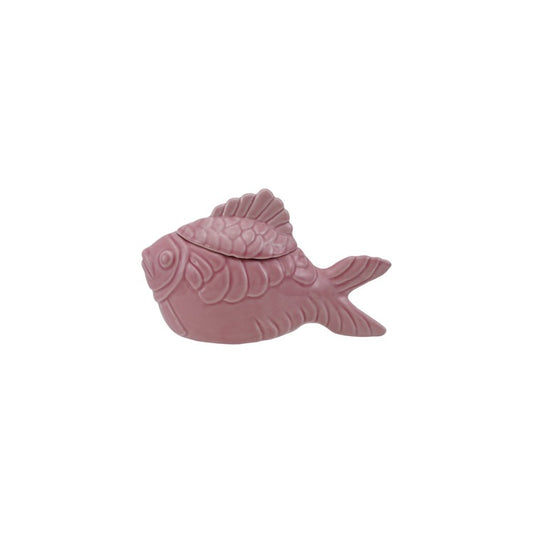 Stoneware Fish Jar