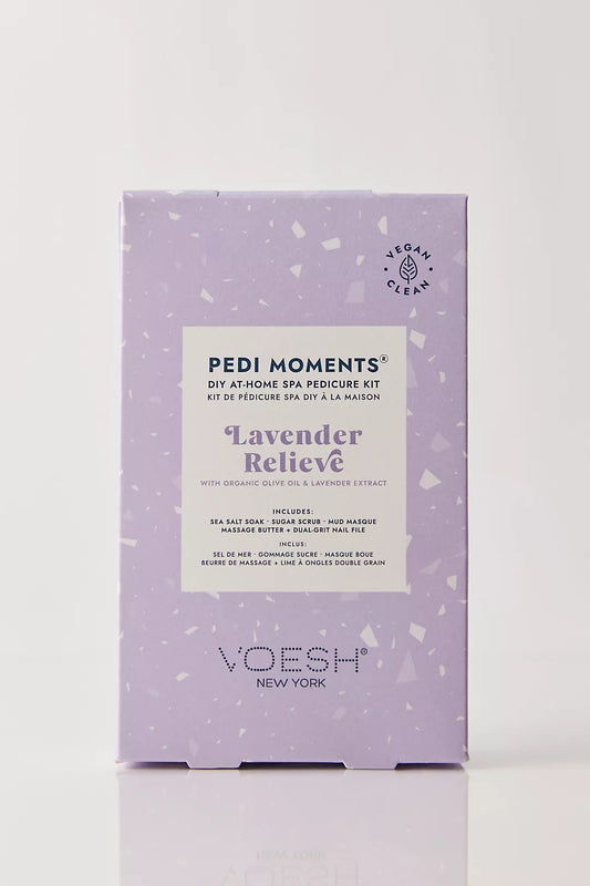 Pedi Moments DIY Pedicure In A Box- Lavender Relieve