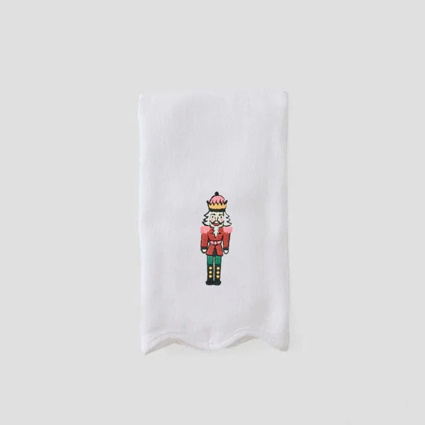 Scallop Powder Bath Towels- Nutcracker