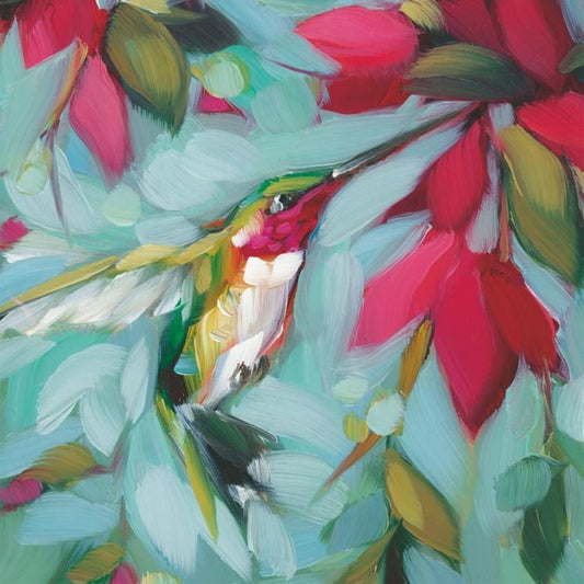 Colibri Flowers & Hummingbird Napkins