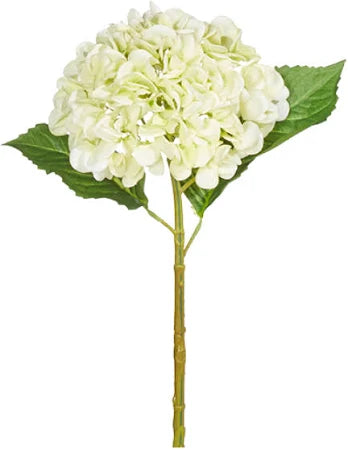 14" Hydrangea Stem-Cream