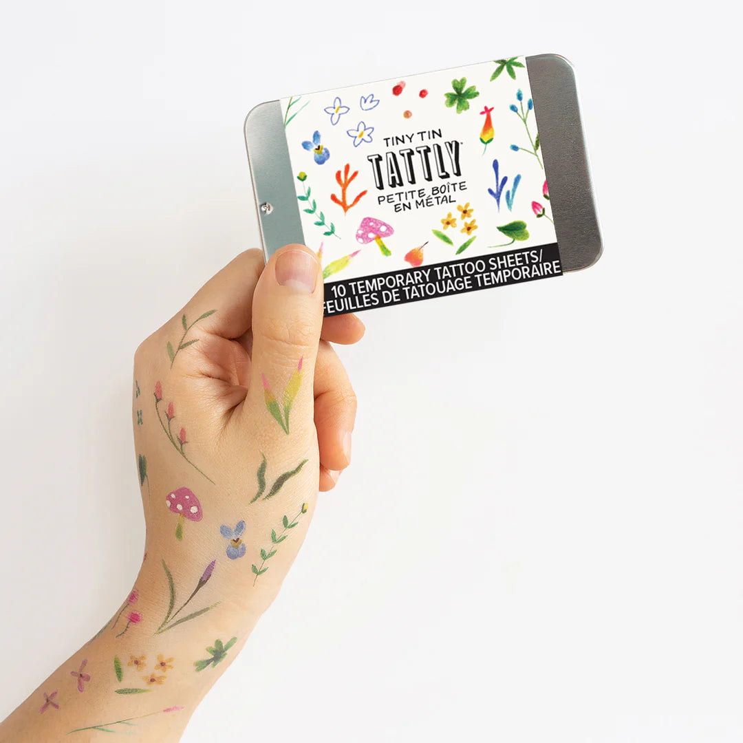 Tiny Imaginary Garden Tattoo Tin