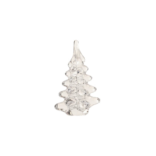 Glass Christmas Tree, Clear-Small