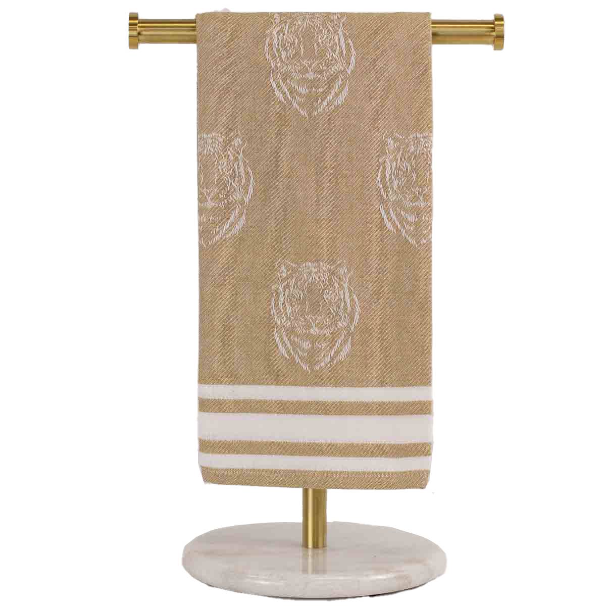 Jacquard Tiger Hand Towel